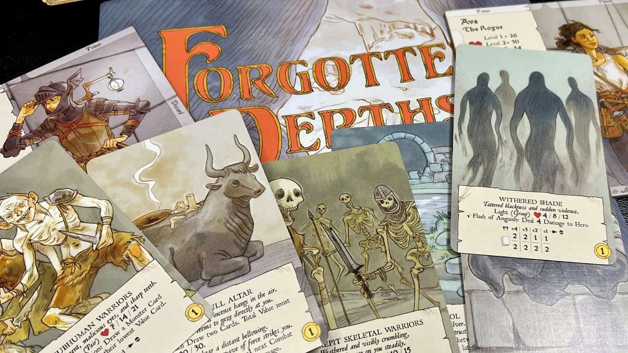 uderrated tabletop games Forgotten Depths