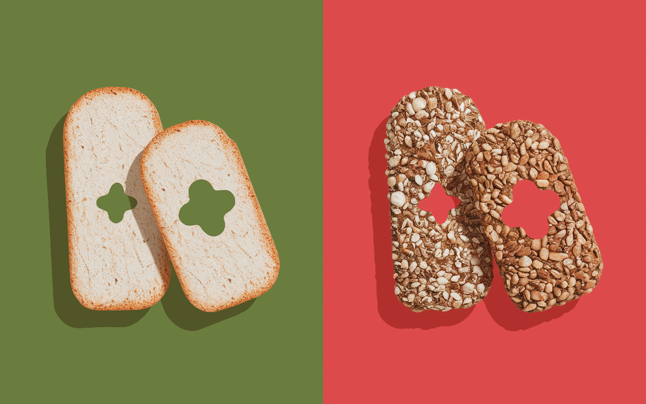 Comparaison biscottes autorisées et interdites