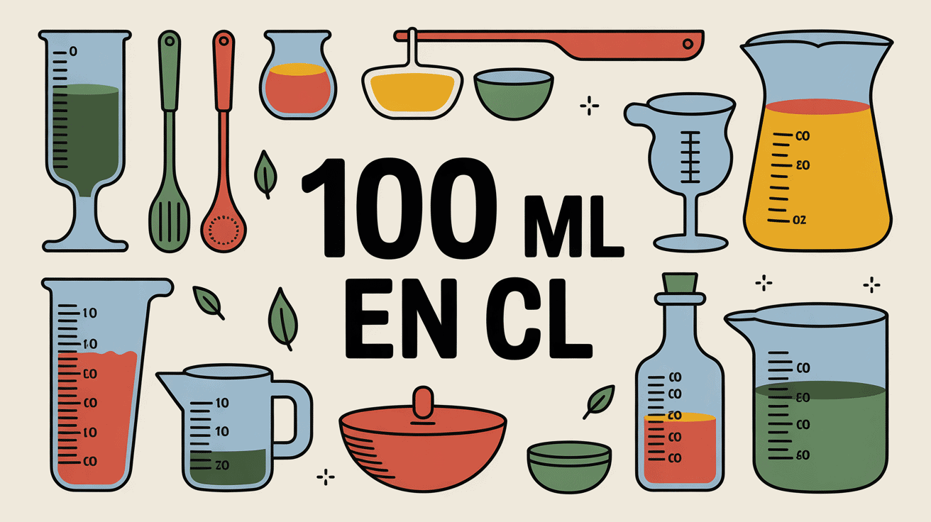 Illustration ustensiles 100ml en cl
