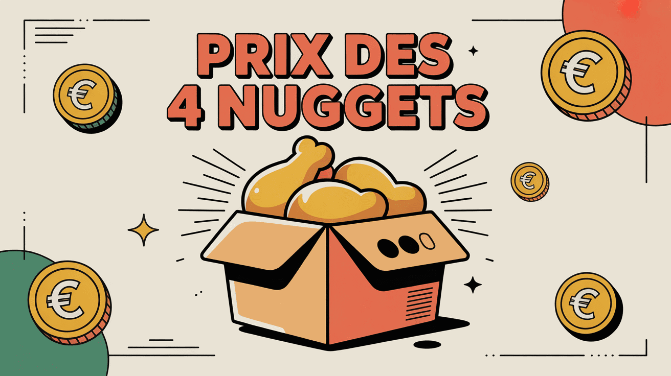 Illustration nuggets prix McDo