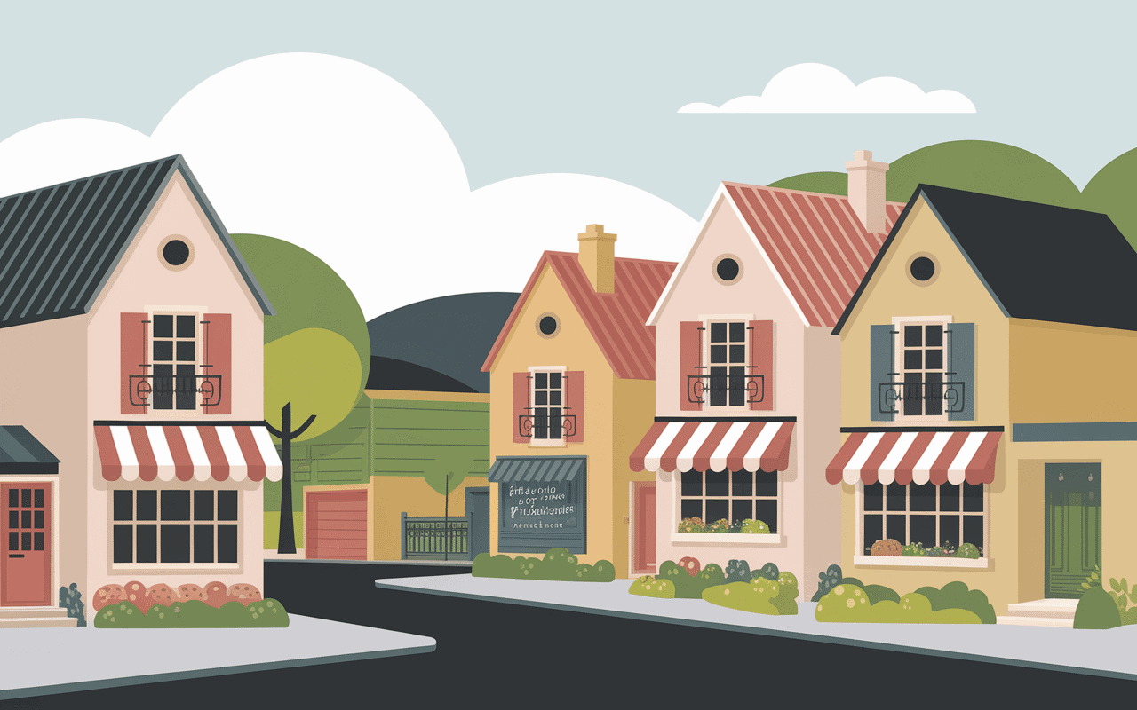 Illustration quartier boucherie des hauts clos