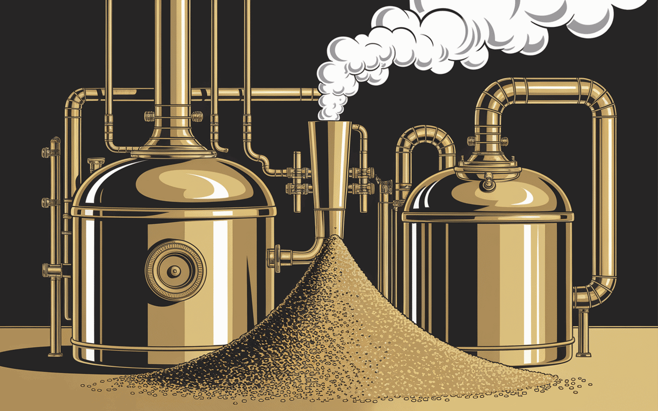 Processus brassage bière blonde