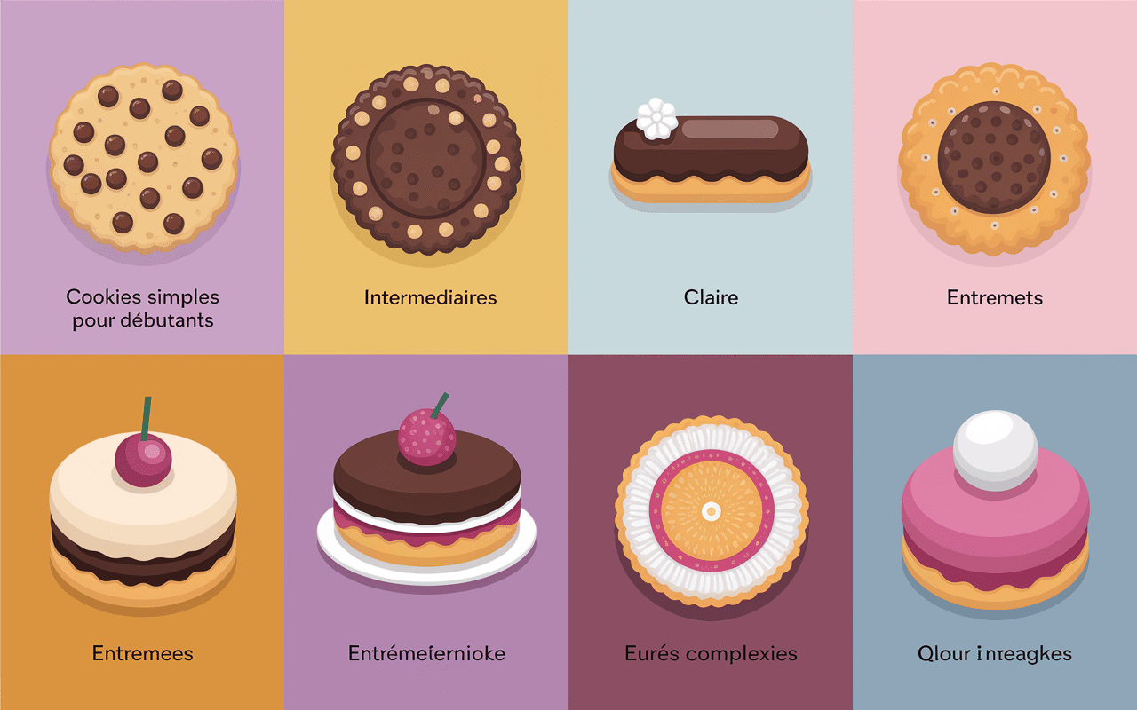 cours de patisserie avec cyril lignac tableau niveaux