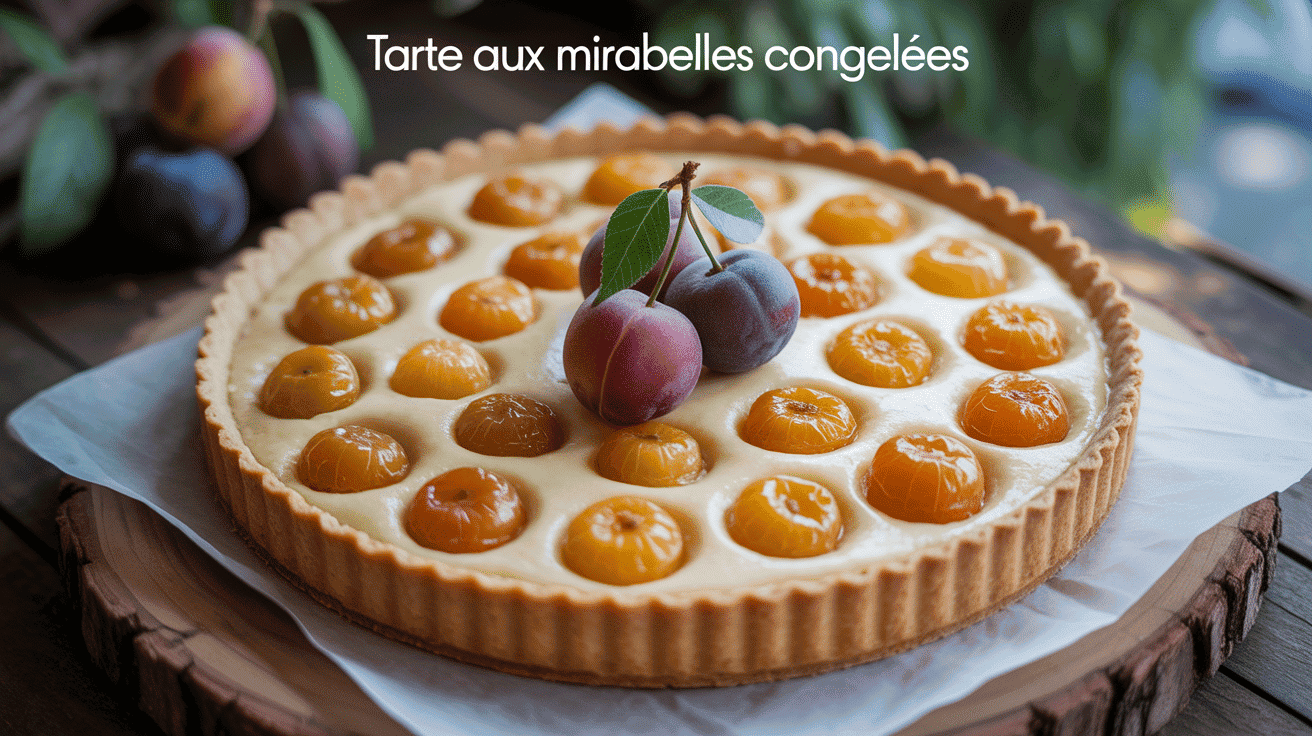 faut il decongeler les mirabelles pour faire une tarte photo tarte mirabelles dorée
