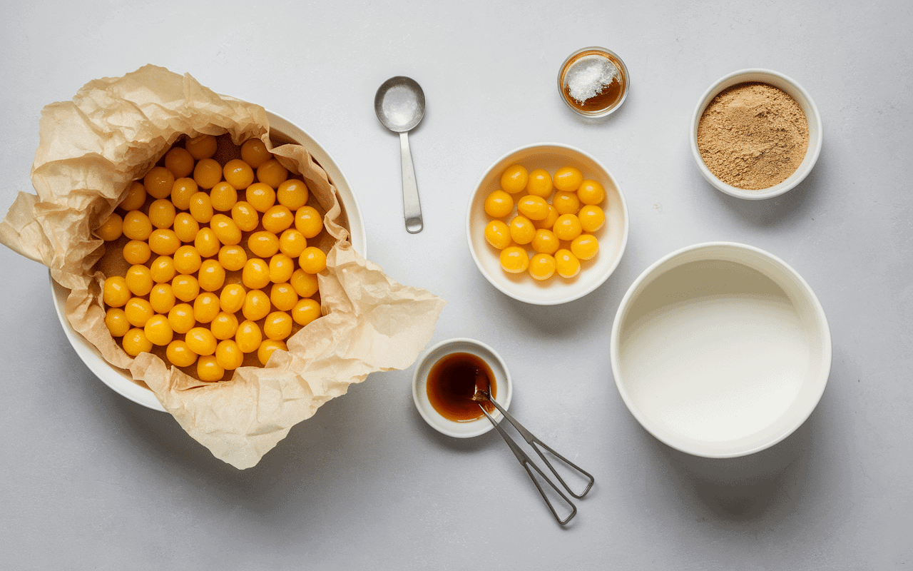 faut il decongeler les mirabelles pour faire une tarte préparation sur plan de travail