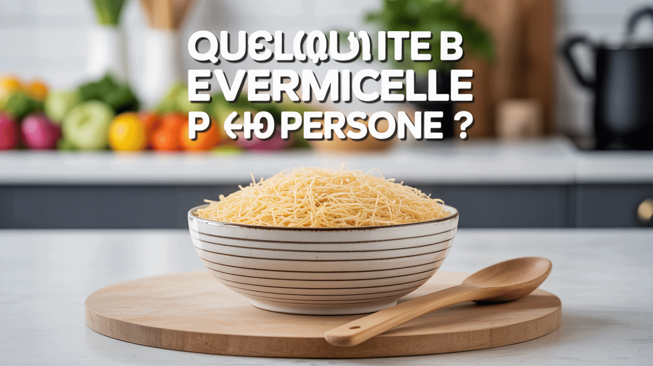 bol de vermicelle quelle quantité de vermicelle par personne