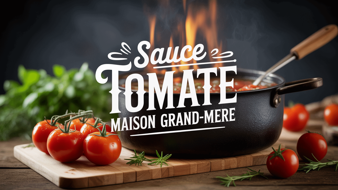Cuisine rustique sauce tomate maison grand-mère