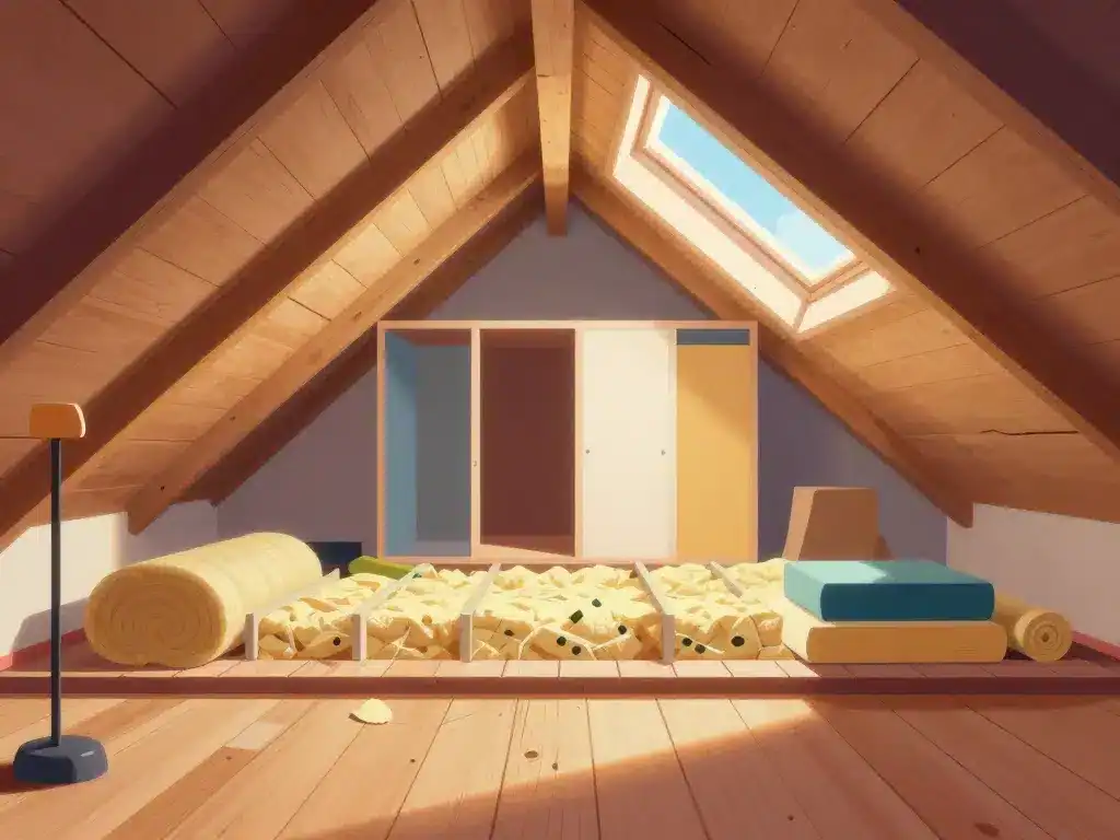 Structure calcul fermette comble amenageable plancher isolation