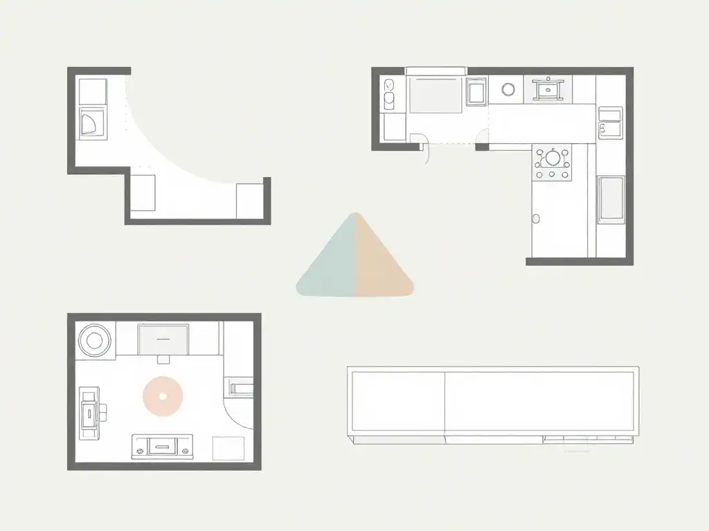 diagramme modèles plan de cuisine gratuit pdf ergonomique