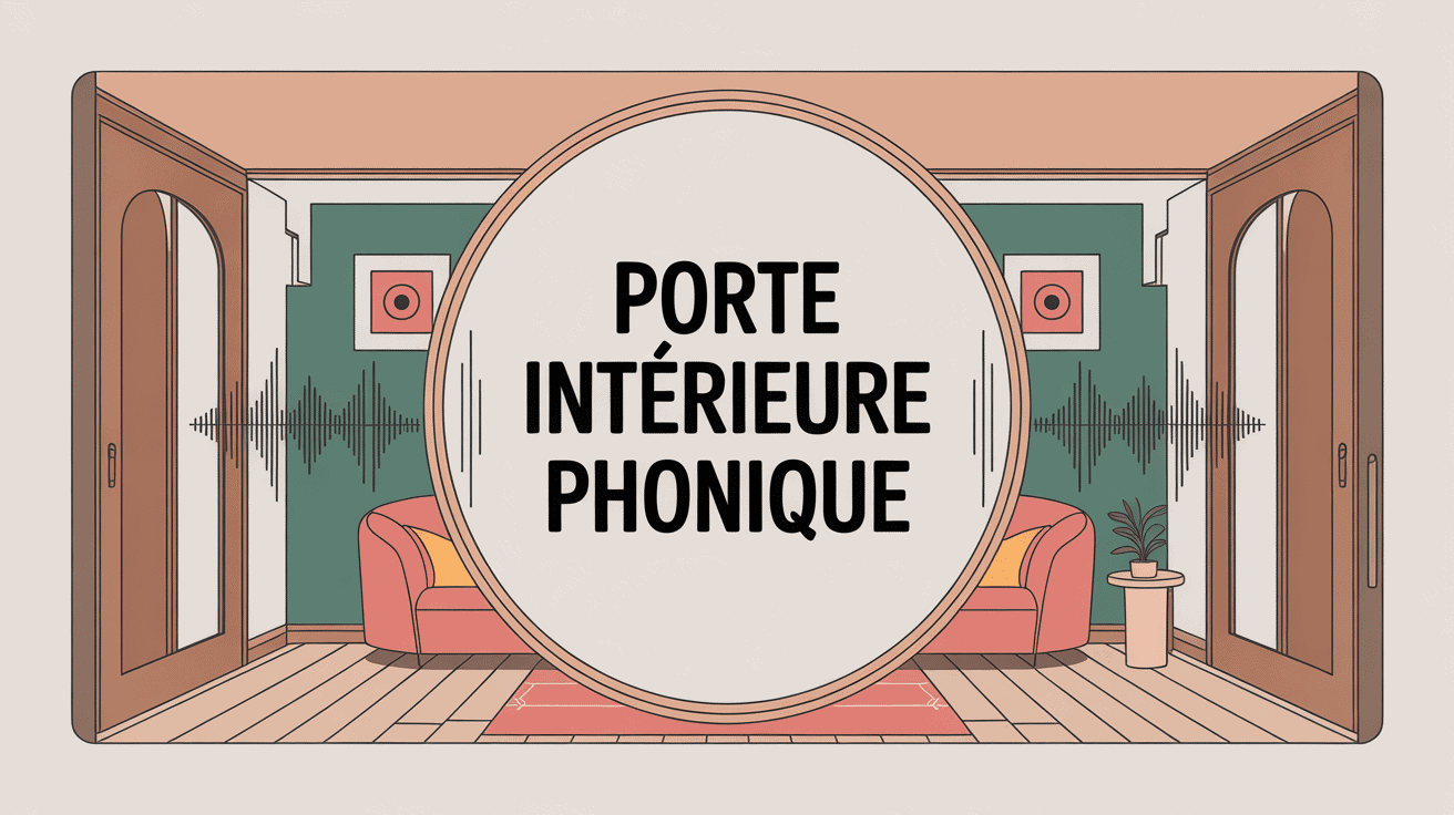 porte intérieure phonique isolante moderne ambiance paisible