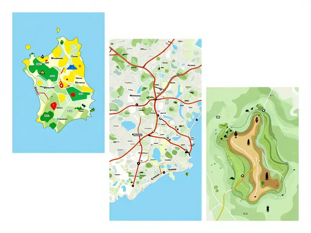 Carte reunion comparaison types de cartes