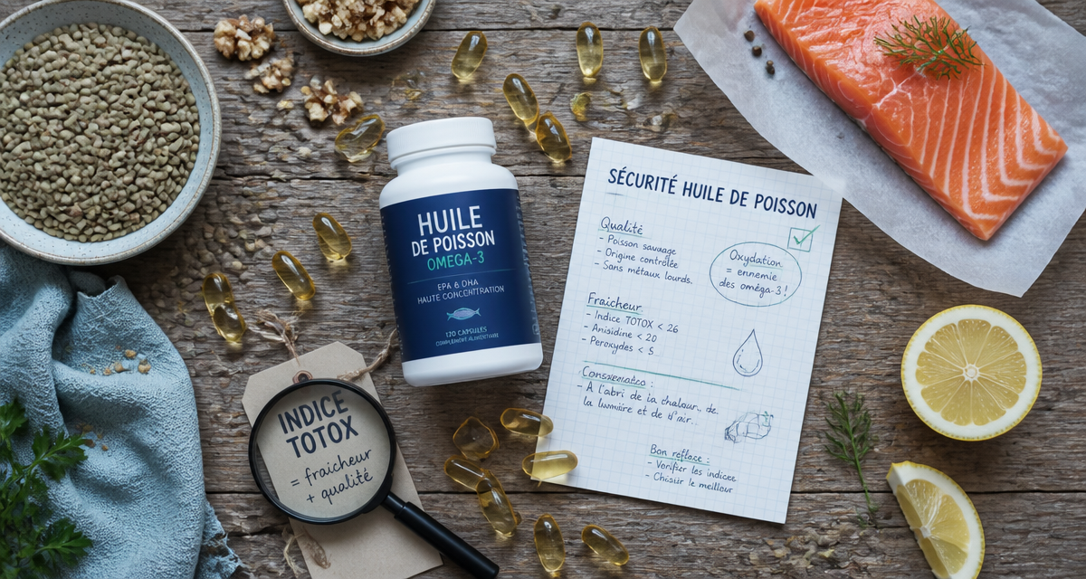 huile de poisson danger capsules sécurité