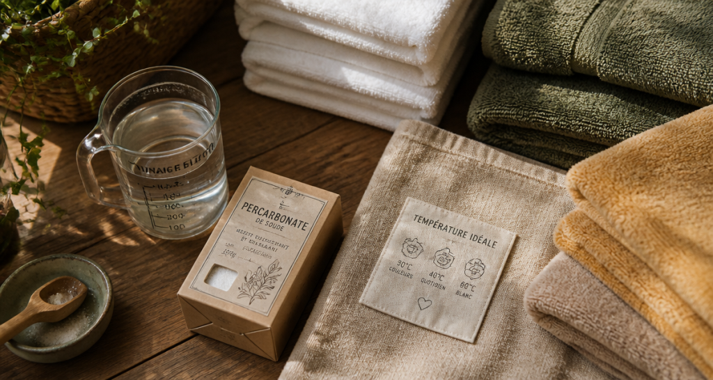 a combien laver les serviettes serviettes pliées et accessoires