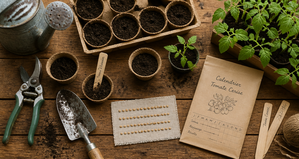 quand planter tomates cerises outils semis