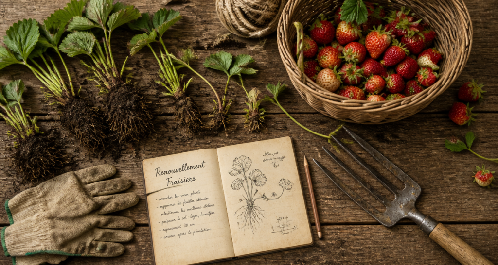 que faire des vieux fraisiers sur un plan de travail avec outils et fraises