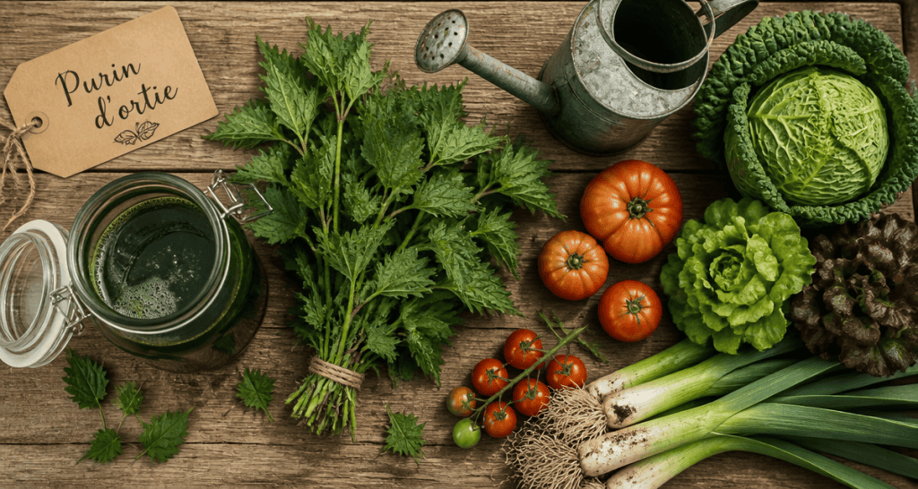 que peut on arroser avec du purin d'ortie légumes potager