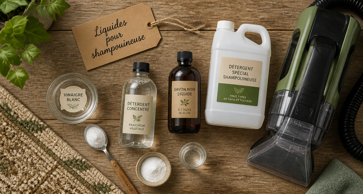 quel produit mettre dans une shampouineuse produits naturels tapis