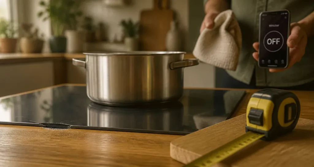 Danger des plaques à induction : 6,25 µT, casserole et distance de sécurité en cuisine