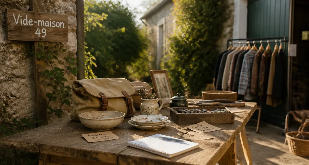 Vide maison 49 : trouvailles en vide-grenier dans le Maine-et-Loire