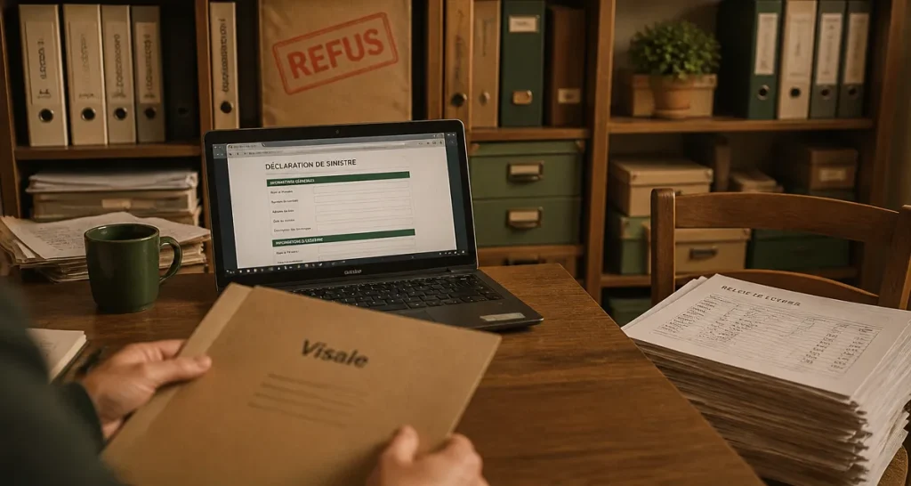 Visale avis négatif : dossier sinistre et refus d’indemnisation propriétaire
