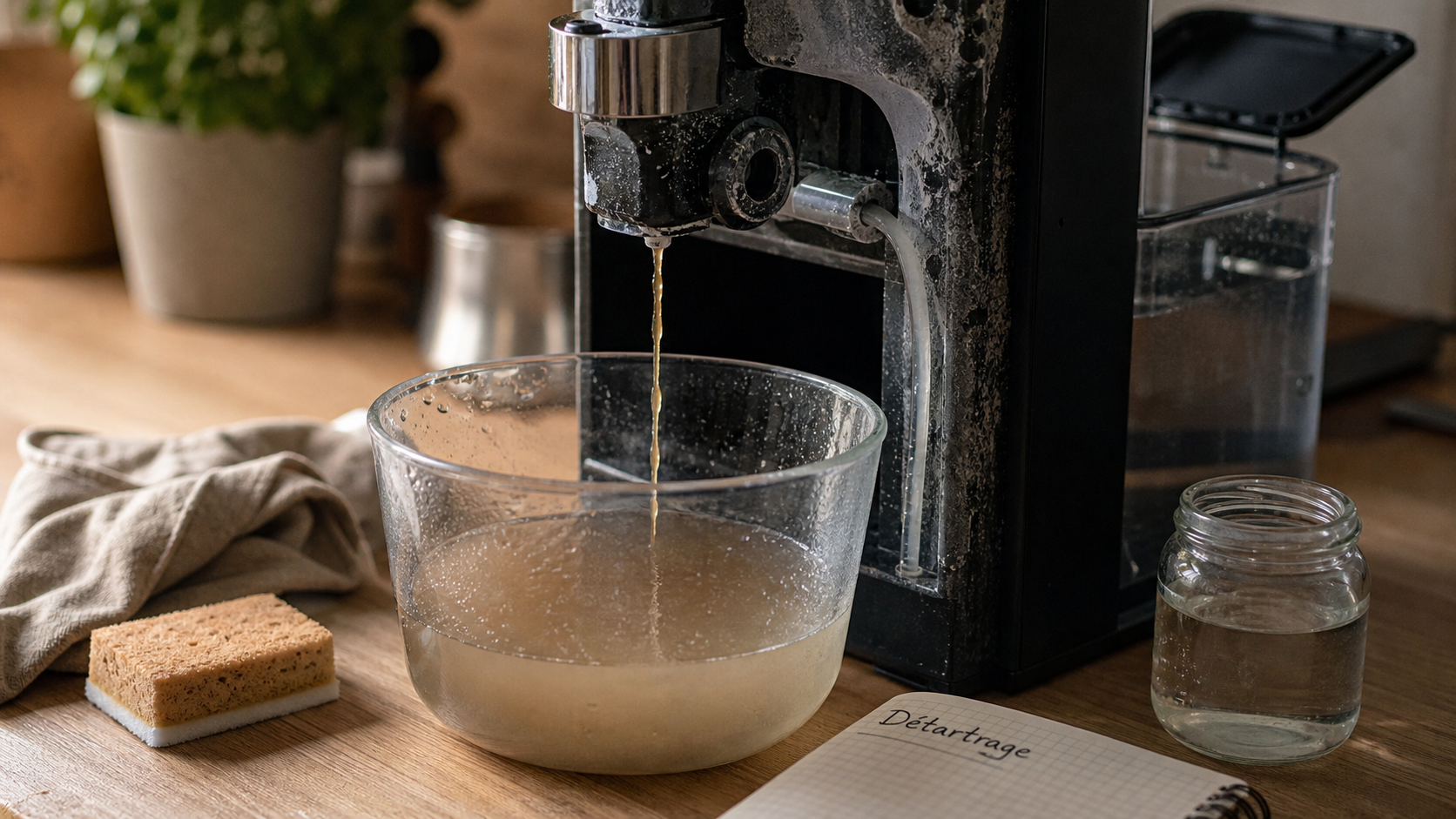 Comment détartrer une machine à café, calcaire et rinçage sans abîmer les joints