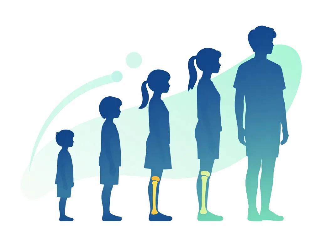 comment arreter de grandir schéma croissance osseuse