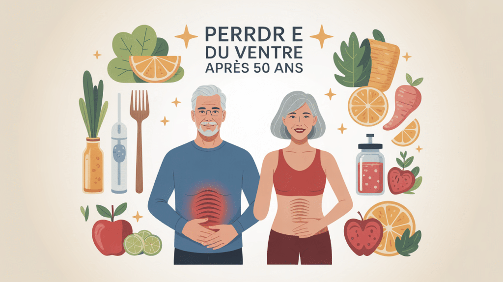 comment perdre du ventre apres 50 ans silhouette homme femme mature