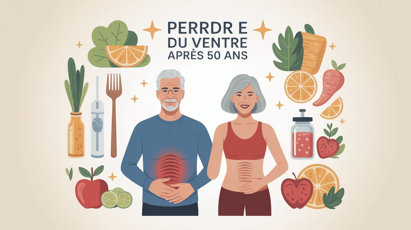 comment perdre du ventre apres 50 ans silhouette homme femme mature