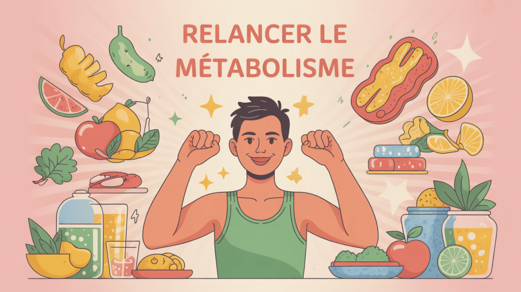 Image centrale sur comment relancer le metabolisme avec énergie