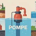 Vue stylisée des différents types de pompe