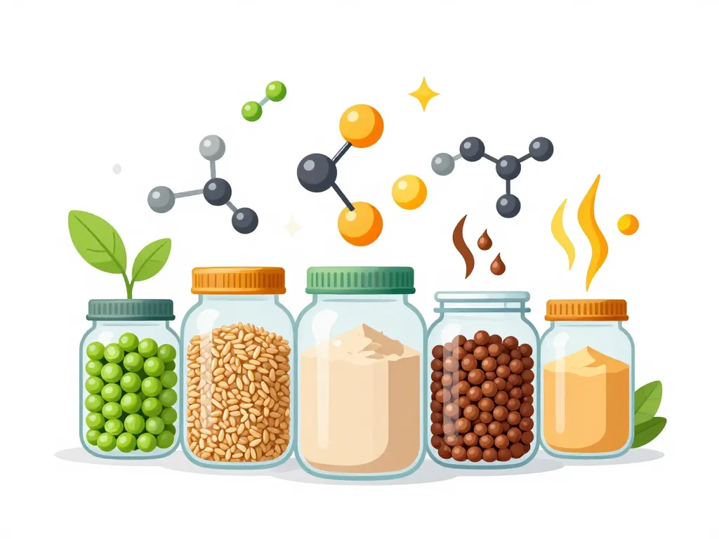 sources proteine en poudre vegetale pois riz soja chanvre