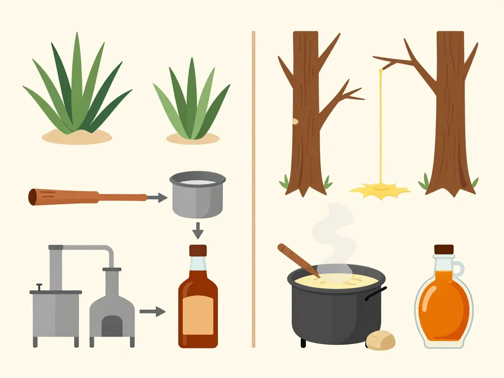 sirop d agave ou sirop d erable differences fabrication