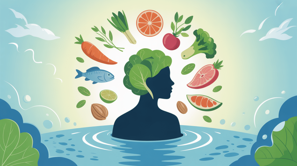 illustration alimentation anti stress et aliments a eviter