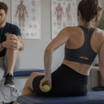combien de temps dure une fessalgie exercice balle kiné