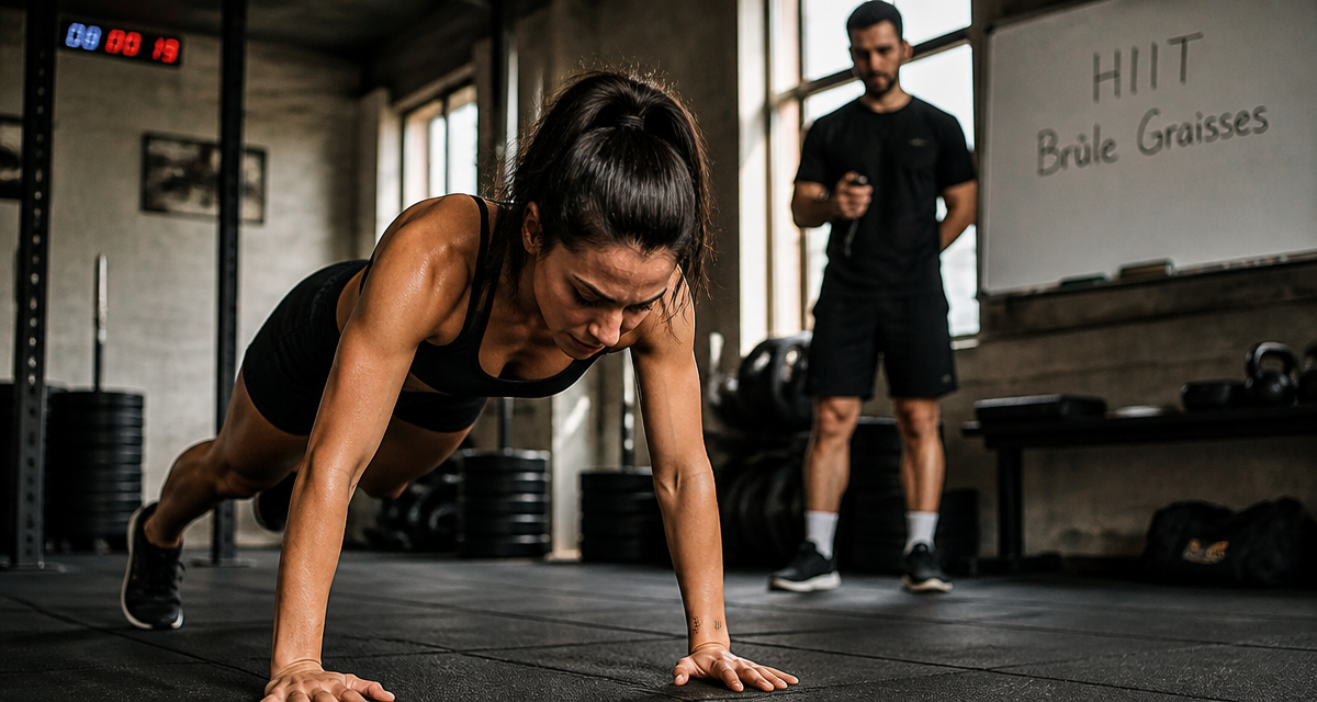 hiit perte de poids femme burpees