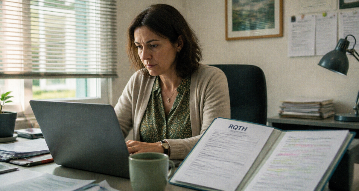 maladie de basedow et travail femme bureau dossier rqth