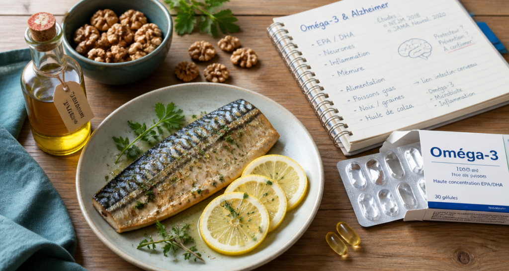 omega 3 effets secondaires alzheimer maquereau noix huile gélules