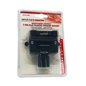 7 Pin Flat Trailer Socket for Towing Vehicles.
