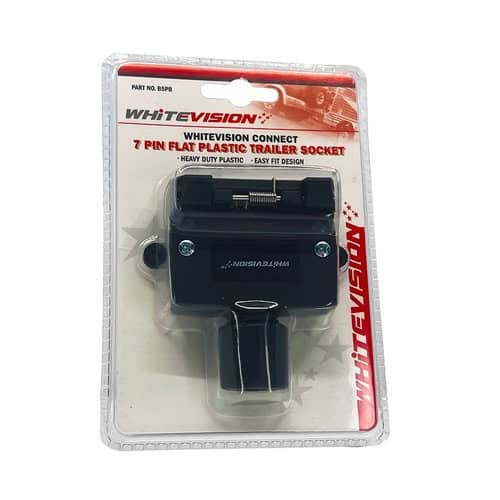 7 Pin Flat Trailer Socket for Towing Vehicles.