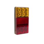 LED trailer lamp with stop, tail, indicator, and license plate lights.