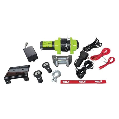 Hulk Genesis Synthetic Rope ATV UTV Winch for off-road recovery.