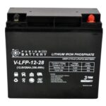 Fusion Lithium 12V Deep Cycle Lithium Battery for Auto Electrical Systems.