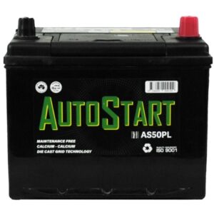 AutoStart AS50PL SSB automotive battery for reliable vehicle starting.