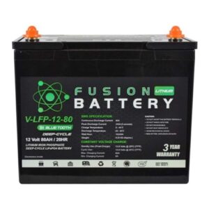 Fusion Lithium Deep Cycle Battery for automotive and marine use.