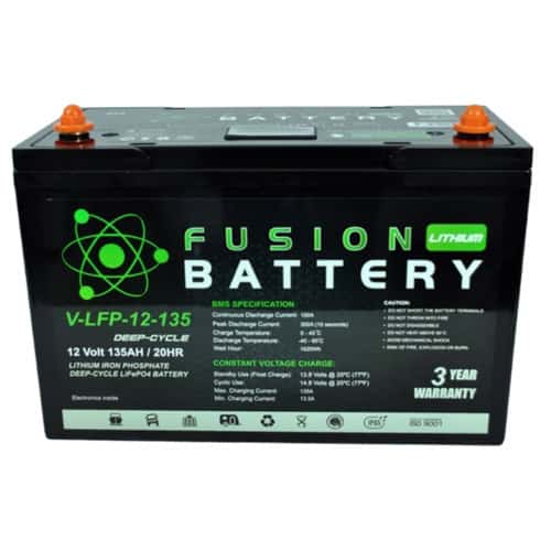 High-capacity Fusion Lithium 12V deep cycle battery for reliable power. Suitable for automotive and.