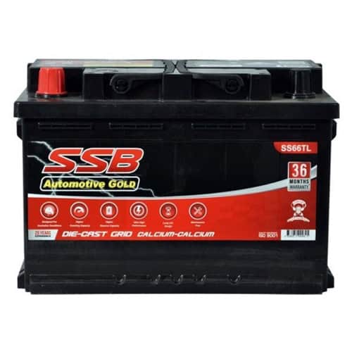 High-performance SS66TL SSB Gold MF car battery for reliable starting and power. Perfect for automot.
