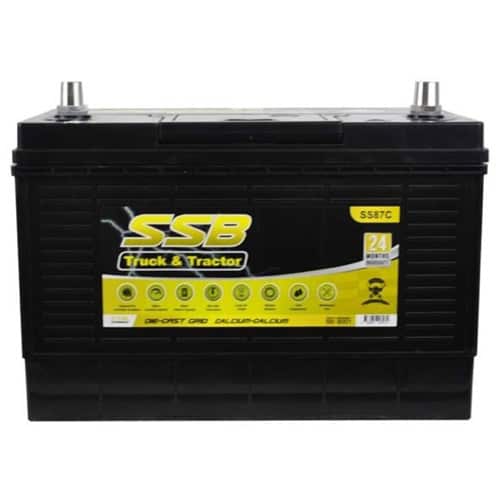 SS87C SSB commercial truck and bus battery for reliable power.