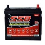 High-Performance SS60L SSB Gold MF Car Battery for Reliable Vehicle Power.