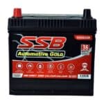 SSB Gold MF Car Battery for reliable starting and long-lasting performance. Perfect for automotive e.
