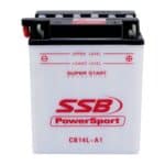 Motorcycle flooded battery for Powersport vehicles, model CB14L-A1, suitable for motorcycle electric.